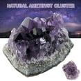 thumbnail image 2 of Natural Amethyst Quartz Geode Druzy Crystal Cluster Decor Specimen Healing D5V8, 2 of 9