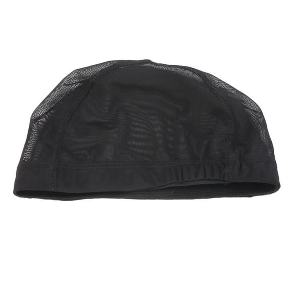 Casquillo de Peluca Tapa de Malla de Cúpula Respirable Absorción de Sudor Colcomx Gorra de peluca de malla negra