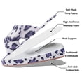 thumbnail image 4 of Women's Arch Support Slippers Memory Foam Orthotic Heel Cup Arthritis Edema House Shoes with Velcro Closure, White 8, 4 of 6