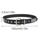 thumbnail image 3 of Harajuku Adult Waist Belt with Pin Buckle Square Rivet Waistband Matte Waist Belts for Women Girls Wear Resistant Belt, 3 of 4