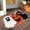 Multicolor, variant on YIMWNYI Halloween Bathroom Decor Rug, Fall Bathroom Decor Rug, Non-Slip Bath Mat, Pumpkin Shape Design, Cozy Kitchen Mat, Thanksgiving Day Room Decor, Versatile Use Rug