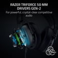 thumbnail image 3 of Razer Blackshark V3 X Hyperspeed Wireless Esports PC Gaming Headset, 2.4GHz, Bluetooth, 270g, Black, 3 of 16