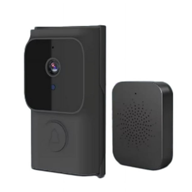Tuya APP Almacenamiento en la Nube Gratuito Timbre WiFi Bajo Consumo Mirilla de Puerta Visual Video Ojo Noche PIR Visor de Puerta de Seguridad, A