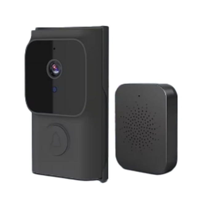 Tuya APP Almacenamiento en la Nube Gratuito Timbre WiFi Bajo Consumo Mirilla de Puerta Visual Video Ojo Noche PIR Visor de Puerta de Seguridad, A