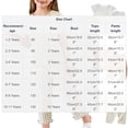 thumbnail image 4 of HVOBTTY Toddler Kid's Summer Casual Polka Print Short Sleeve Crew Neck T Shirt and Cropped Pants 2 Piece Outfit Suits Beige,3-4 Years, 4 of 5