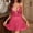 Hot Pink, variant on LIZUOJUN Under $ 5 Women Nightgowns Lace Chemise Cute Sleepwear Cami Nightie Sleeveless V-Neck Open Front Mesh Slip Dress Loose Sleepwear Blackish Green,L
