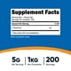 thumbnail image 2 of L-Glutamina en polvo Nutricost, 1 kg, sin sabor, sin OGM, sin gluten, 2 of 6
