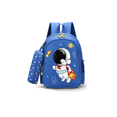 thumbnail image 1 of Mochila Impermeable Diseño En Tela De Nailon, Astronauta AZUL, 1 of 3