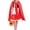 Red, variant on Little Red Riding Hood Cosplay, Little Red Riding Hood Costume Cape Dress With Apron and Pumpkin Bag Fairy Tale Halloween Outfit for Fall Festival-Skirt Cloak Hairpin Apron Bag, Red 100