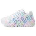 thumbnail image 4 of Zapatillas Skechers Kids Girls Uno Lite para Niñas Blanco/Púrpura/Turquesa Talla 13.5, 4 of 6