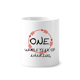 thumbnail image 1 of Un año. Cepillo de dientes titular de la pluma Mug de ceramica blanca taza 350ml, 1 of 2