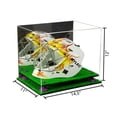 thumbnail image 2 of Versatile Acrylic Display Case - Large Rectangle Box with Mirror, Purple Risers and Turf Base 14.5" x 11" x 12" (A002-PR), 2 of 2