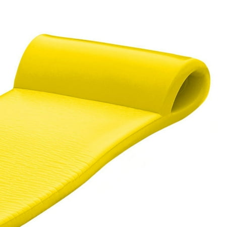 pool sunsation float lounger raft foam recreation inch yellow texas pack