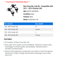 thumbnail image 2 of Rear Sway Bar Link Kit - Compatible with 2011 - 2013 Chrysler 200 2012, 2 of 2