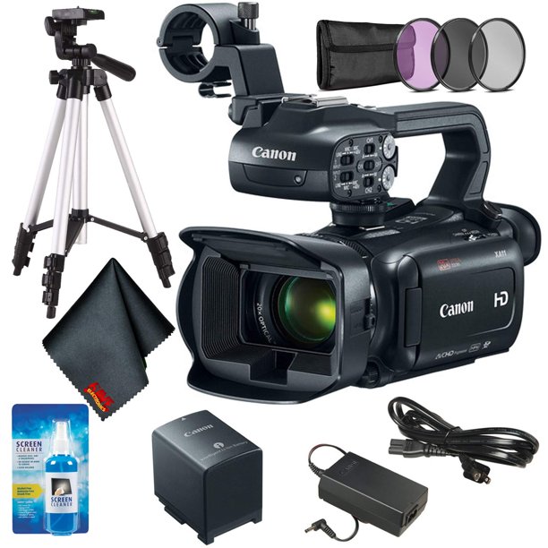 Canon XA11 Compact Full HD Camcorder Bundle w/Tripod