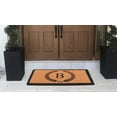 thumbnail image 6 of A1 Home Collections First Impression Divina Handwoven Extra Thick Leaf Doormat Monogrammed B,Large (24"X39"), 6 of 7