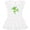 AA-White, variant on Inktastic Jumping Frog Girls Toddler Dress