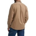 thumbnail image 3 of Wrangler® Men's and Big Men's Relaxed Fit Long Sleeve Woven Shirt, S-5XL, 3 of 5