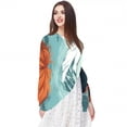 thumbnail image 5 of Yak Breathable Chiffon Yarn Silk Scarf 180*73 - Light Translucent Shawl Wrap 28.7x70.86in, 5 of 6