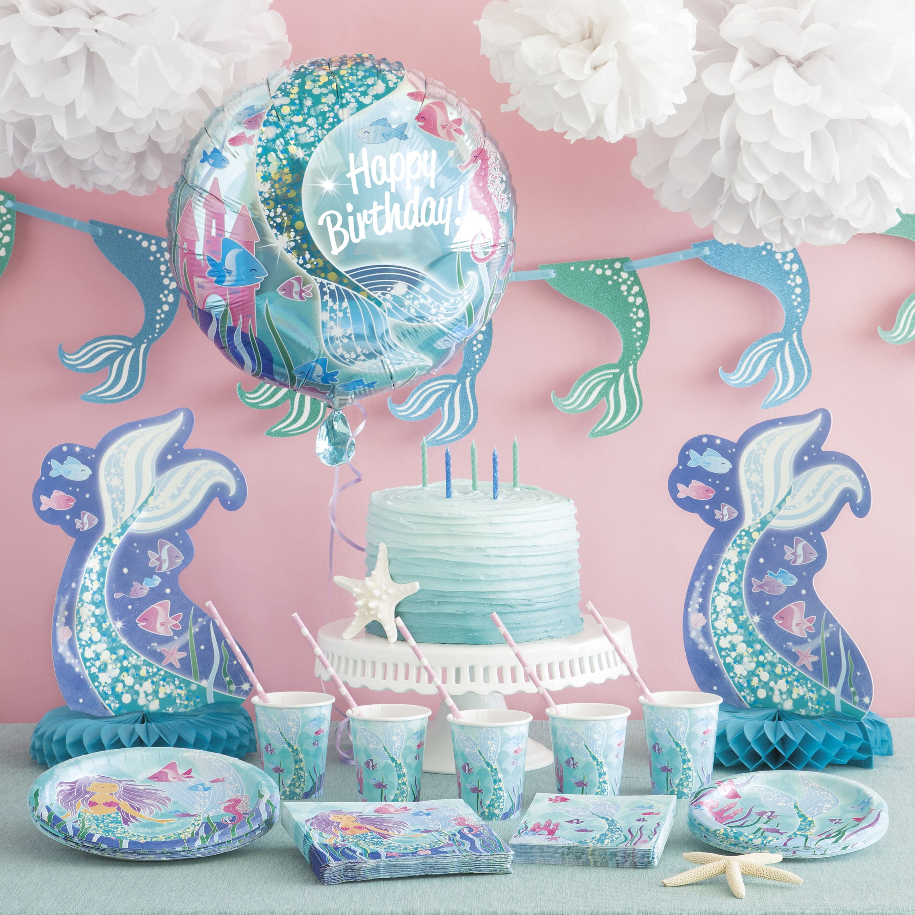 Mermaid Party  Supplies  Walmart  com