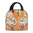 thumbnail image 1 of Disketp Halloween Flamingos for Insulated Lunch Bag for Women and Men, Perfect for Work, Hiking, Picnic, 1 of 8