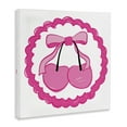 thumbnail image 4 of Stupell Industries Pink Cherries & Bow Food & Beverage Painting Wrapped Canvas Art Print Wall Art, 36 x 36, 4 of 8