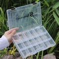 thumbnail image 7 of Fishing Tackle Boxes - 3600 3700 Plastic Storage Organizer Box With Removable Dividers 4 Packs Transparent Trays, 7 of 7