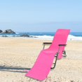 thumbnail image 4 of Funda de microfibra para sillón, , toallas para tumbona, piscina de playa con bolsillos laterales de almacenamiento, para toma rojo Yotijar cubierta de tumbona de playa, 4 of 10