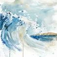 thumbnail image 2 of Robinson, Carol 15x15 White Modern Wood Framed Museum Art Print Titled - Malibu Surf I, 2 of 4
