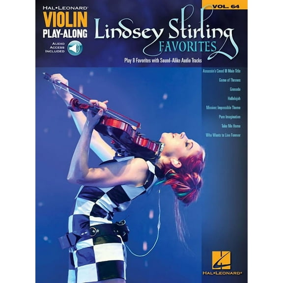 Lindsey Stirling Favorites Violin Play-Along Volume 64 Book/Online Audio, (Paperback)