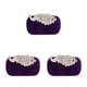 thumbnail image 2 of Sonducket Bolso de moda y conveniente para On-go Fashionistas Bolsos de noche Embragues Bolso Monedero Elegante Durable Funcional púrpura Pavo Type1 NO1, 2 of 6