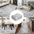 thumbnail image 5 of 8x10 Rug for Living Room Washable Soft Vintage Distressed Neutral Area Rugs for Bedroom Retro Abstract Indoor Floor Carpet Thin Non-Slip Large Farmhouse Rugs for Dining Room Grey, 5 of 6