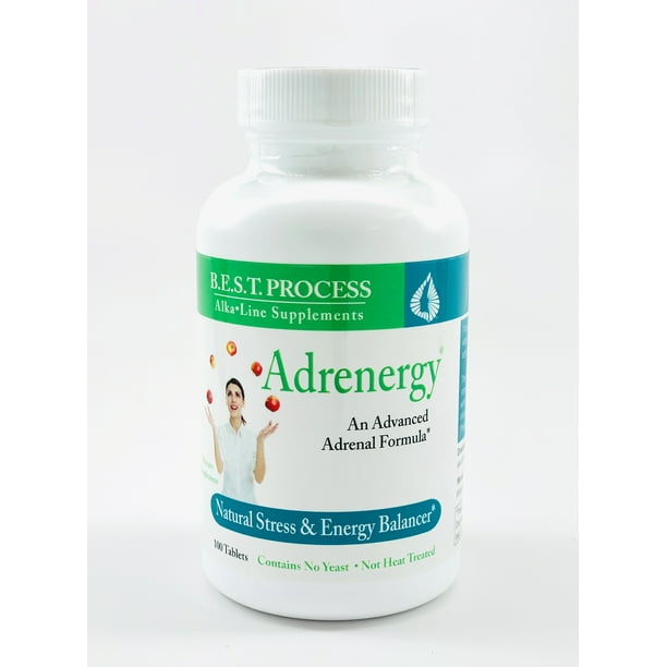 Adrenergy (100 CT) Boost Energy & Relieve Stress — Natural Adrenal