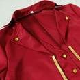 thumbnail image 3 of Letterman Jacket For Men Vintage Slim Medieval Retro Punk Gold Edge Mens Autumn And Winter Jackets,Red,2XL, 3 of 4
