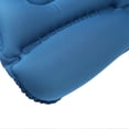thumbnail image 2 of Oreiller lombaire gonflable de voyage pour avion, ergonomique, doux, pour chaise de bureau, pour hommes et femmes, gonflage par pression, bleu foncé, 2 of 4