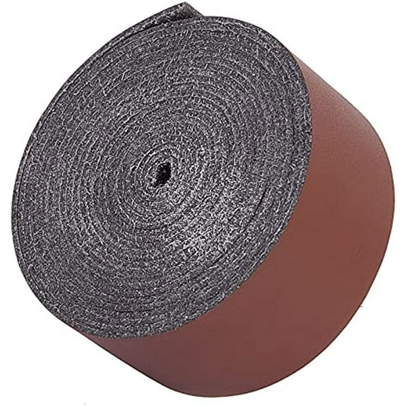 1 Inch Wide 79 Inch Long Saddle Brown Flat Leather Belt Strips Wrap Single Sided Flat Cord