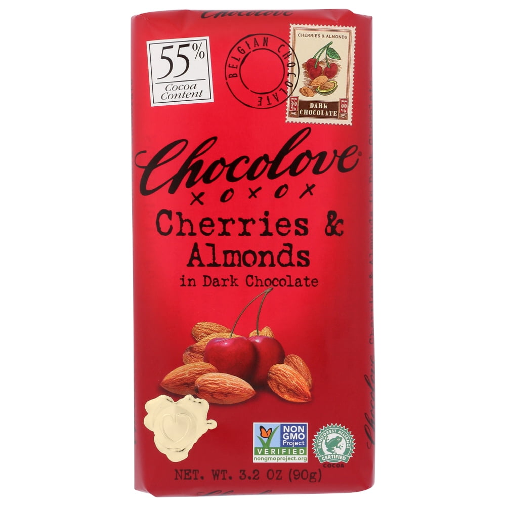 Chocolove Cherries & Almonds In Dark Chocolate , 3.2 Oz