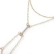 thumbnail image 5 of Boho Ring Anklets Gold Crystal Ankle Bracelets Summer Beach Cha Foot Jewelry Adjustable for Women and Girls - -, 5 of 5