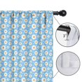 thumbnail image 4 of Blackout Kids Curtains,Light Blue Daisy Flower Pattern Childrens Insulated Curtains Set Of 2,Bedroom Essentials,Toddler Room Decor 42"x54", 4 of 5