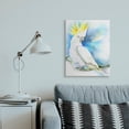thumbnail image 2 of Stupell Industries Cockatoo Bird on Branch Over Vibrant Blue Canvas Wall Art, 24 x 30, Design by George Dyachenko, 2 of 6