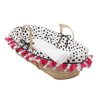 Cotton Tale HDMB Moses Basket, Hottsie Dottsie - Black, white