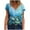 Blue, variant on DDAPJ pyju Novelty Graphic Tees for Women Sea Turtle Print Short Sleeve V Neck T-shirts Summer Casual Beach Vacation Tee Tops Birthday Gifts Prime Blue XXL