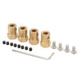 thumbnail image 2 of ANGGREK RC Car Brass Coupler,4Pcs RC Brass Coupler Extension Wheel Hub Combiner Coupler For WPL RC Car Replacement Repair,RC Car Accessory, 2 of 8