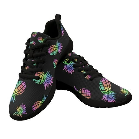 

Breathable Running Shoes Pineapple Pattern Lightweight Men Sneakers Large Size 46 Outdoor Casual Women Jogging Sports Shoes