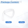 thumbnail image 3 of Uxcell Flexible Tubing, 32mm ID x 38mm OD - 3.3 Feet Long Clear Vinyl Water Pipe, Lightweight Plastic Hose Water Pipe with Zip Ties for Aquaponics, Air Hose, Irrigation, 3 of 6