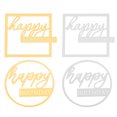 thumbnail image 1 of 4pcs Happy Birthday Cake Topper Cupcake Topper Birthday Cake Decoration Happy Birthday Cake Topper, 1 of 1
