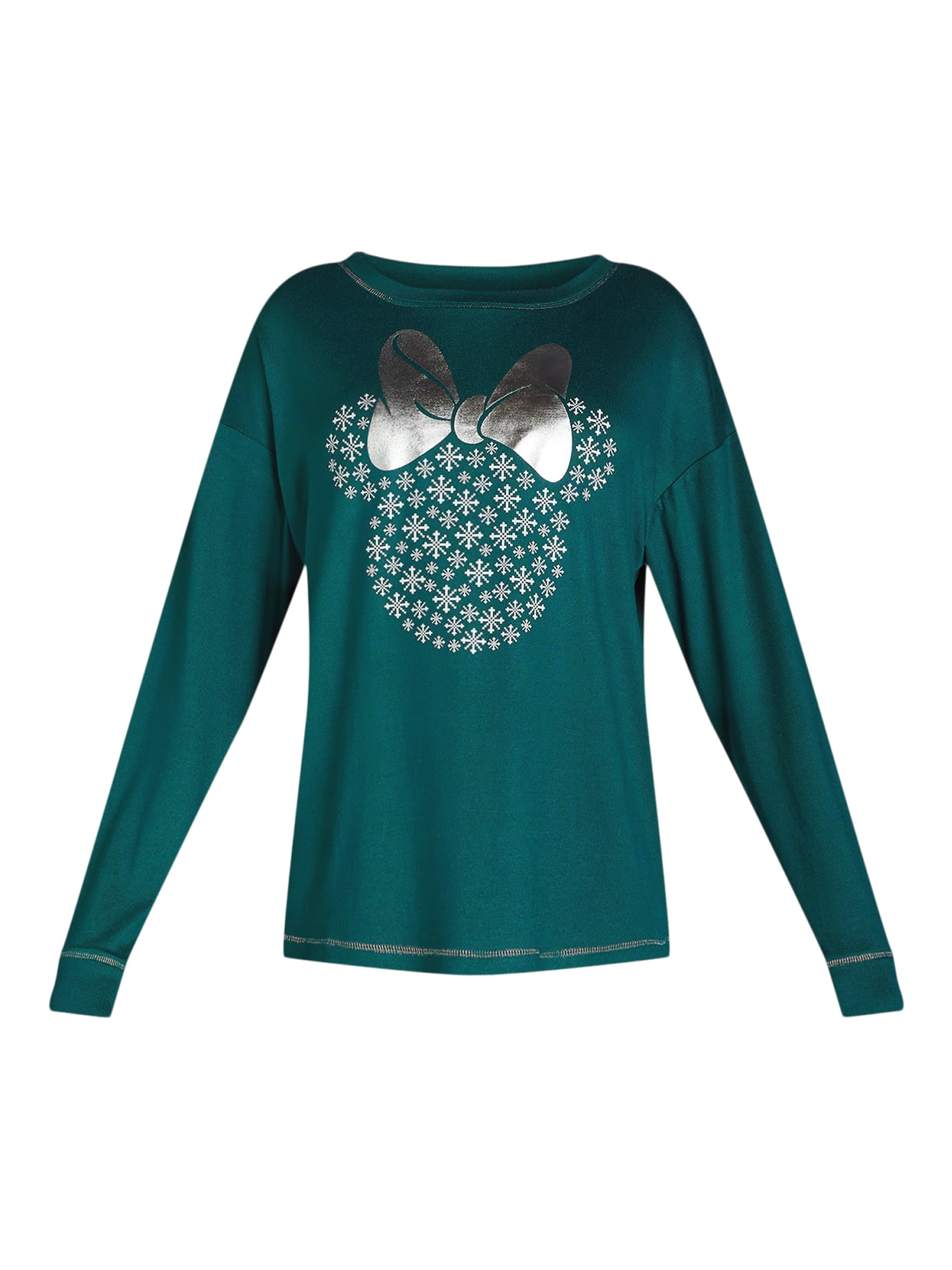 Disney Women's Minnie Mouse Lounge Top and Pants with Socks Set, 3-Piece, Sizes XS-3X
