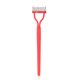 thumbnail image 1 of Pincel de pestañas Peine Peine Negro Rosa Arco Diseñado Premium Cosmetic Cepillos Herramientas de acero inoxidable Herramientas de maquillaje con shell protector rosa Noticed CE001557-02, 1 of 7