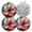 Black2595, variant on 4 PCS Pot Holders for Kitchen,Potholders Sets with Hook for Oven,Cooking,Baking,Majestic Rooster In Stained Glass