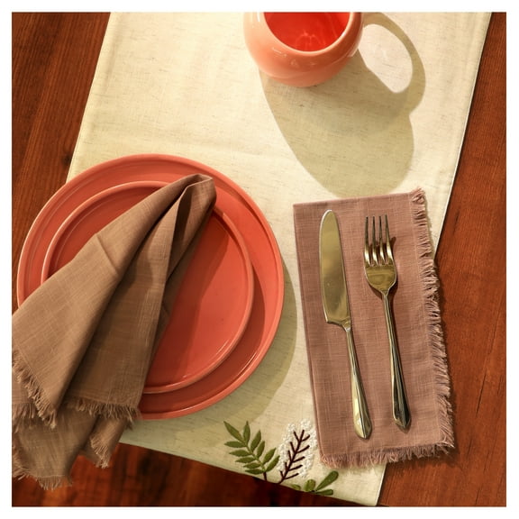 Cotton Dinner Napkins Set of 4 - 20x20 Inch Hemstitch Napkins - Soft Breathable Cotton Table Napkins for Everyday Use, Parties & Weddings